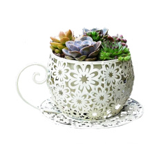 Металлическая подставка для цветочных горшков в стиле чашки для продажи